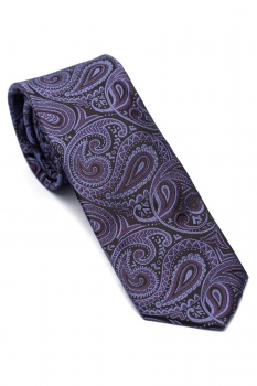 Matase tesuta negru floral