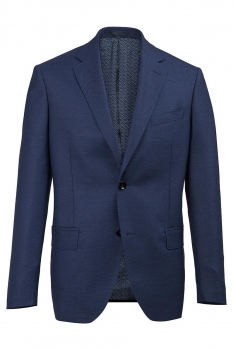 Slim body blue plain blazer