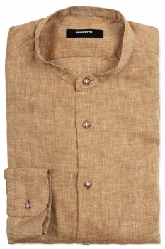 Superslim beige plain shirt
