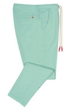 Baggy green plain trousers
