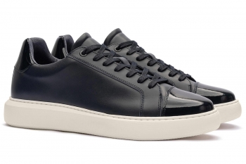 Sneakers bleumarin piele naturala