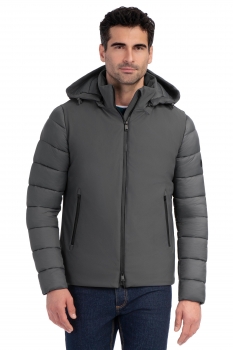 Grey plain jacket