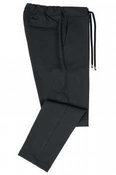 Pantaloni slim bleumarin uni