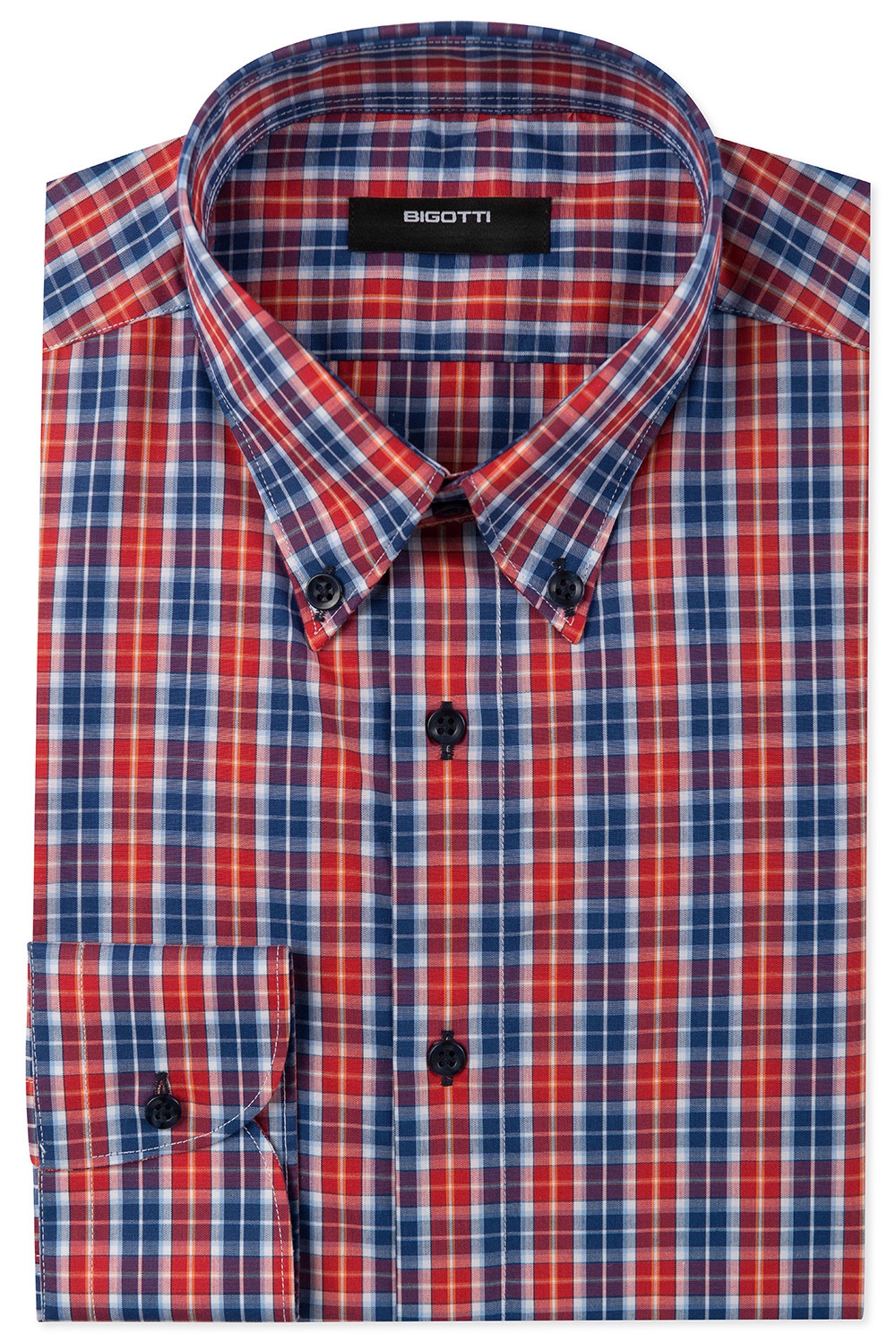 Camasa Slim Rosie In Carouri Bigotti Ro Vbcmew1de47536210