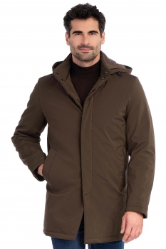 Brown plain jacket