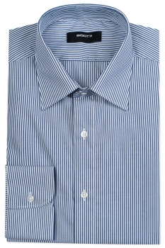 Slim body white stripe shirt