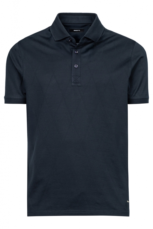 Bigotti Tricou polo basic bleumarin uni