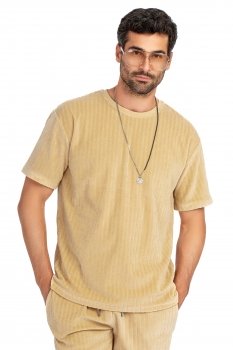 Tricou oversize bej uni