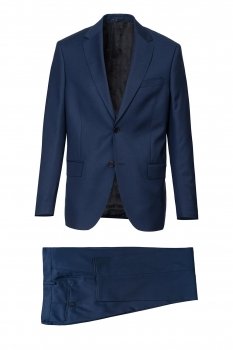 Costum slim conti albastru uni