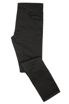 Slim body grey plain trousers
