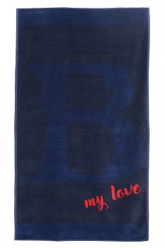Prosop bleumarin print