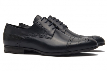 Navy Genuine leather Shoes