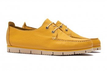 Yellow Genuine leather Shoes