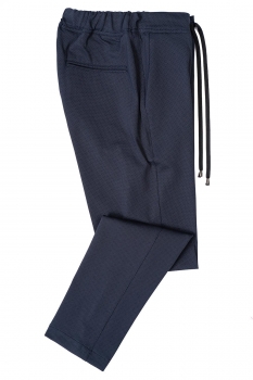Slim body navy plain trouser