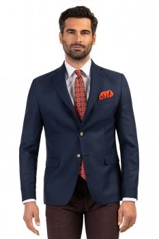 Sacou bleumarin uni
