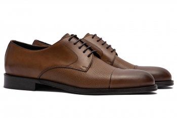 Brown genuine leather shoes