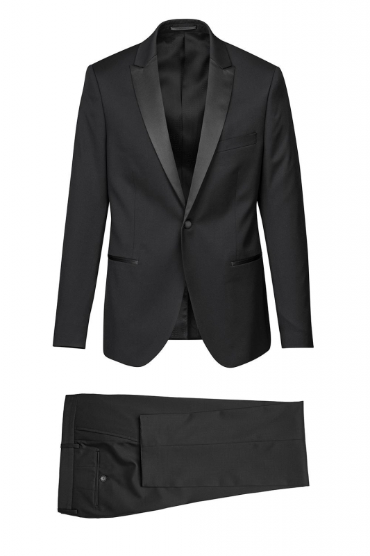 mașina de spălat slim ieftina Costum slim negru uni