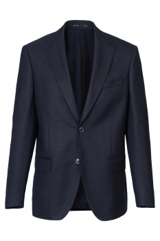 Slim body navy plain blazer