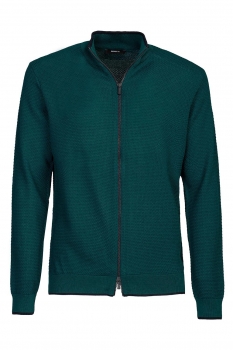 Slim body green sweater