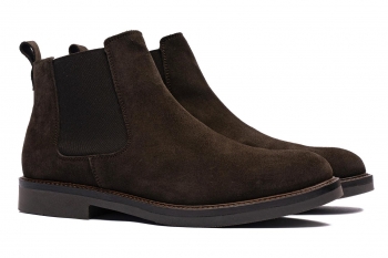 Brown genuine leather shoes