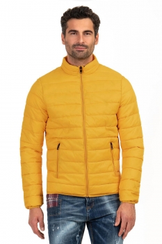 Yellow plain jacket
