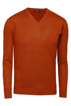 Slim body Orange Sweater