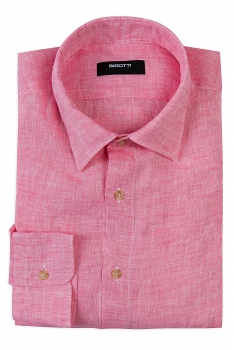 Slim body Pink Plain Shirt