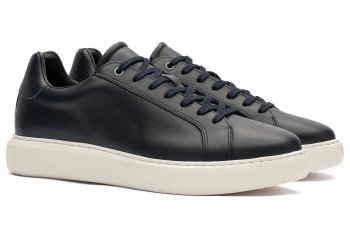 Sneakers bleumarin piele naturala