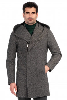 Grey plain coat