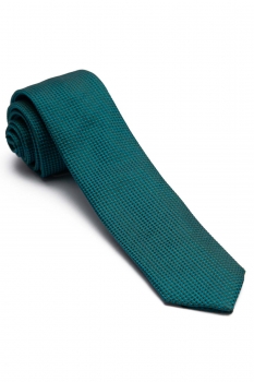 Cravata Poliester tesut Albastra Uni