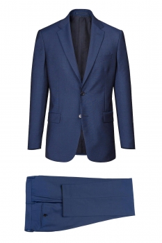 Superslim blue plain suit