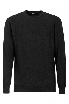 Slim body black sweater