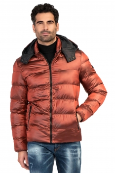 Orange plain jacket