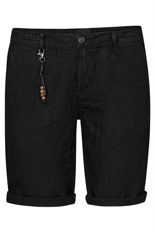 Jacheta slim neagra uni cu gluga detasabila Bigotti.ro
